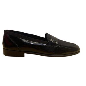 Adolfo men’s Black Patent Leather Elegant Slip-On Dress Loafers Shoes Size 7.5